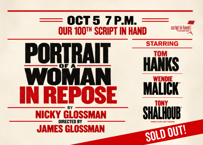 Script In Hand: Portrait of a Woman in Repose