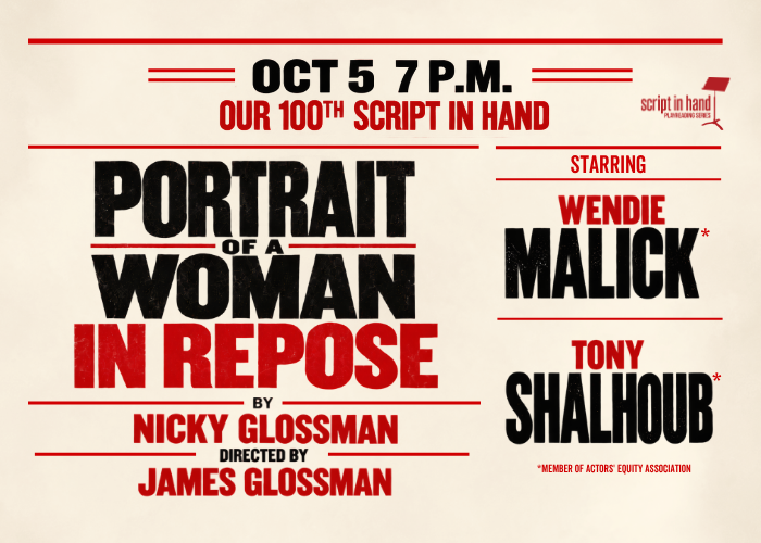 Script In Hand: Portrait of a Woman in Repose